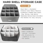 Stackable Wine Glass Storage Box with Dividers