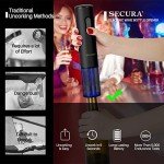 Secura Automatic Electric Wine Opener with Foil Cutter