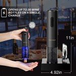 Secura Automatic Electric Wine Opener with Foil Cutter