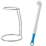 Lily's Home Wine Decanter Drying Stand and Brush