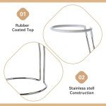 Lily's Home Wine Decanter Drying Stand and Brush