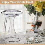 Lily's Home Wine Decanter Drying Stand and Brush