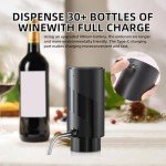 Electric Wine Aerator and Dispenser - USB Rechargeable