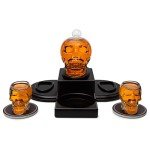 Skull Decanter Set with Shot Glasses 800ml