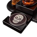 Skull Decanter Set with Shot Glasses 800ml