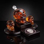 Skull Decanter Set with Shot Glasses 800ml