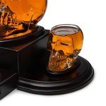 Skull Decanter Set with Shot Glasses 800ml