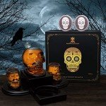Skull Decanter Set with Shot Glasses 800ml
