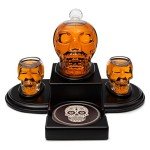 Skull Decanter Set with Shot Glasses 800ml