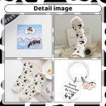 Cow Print Wine Accessories Gift Set for Women