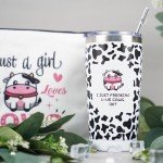 Cow Print Wine Accessories Gift Set for Women