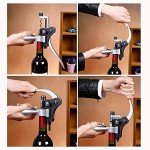 Wine Opener Kit with Wood Case & Accessories