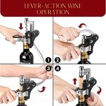 Mahogany Wine Opener Set with Accessories Gift Box
