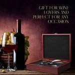 Mahogany Wine Opener Set with Accessories Gift Box