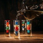 Nutcracker Decanter and Glasses Set for Holidays