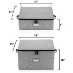 Stackable Wine Glass Storage Case - Set of 2