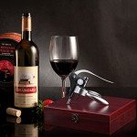 Wine Opener Kit with Wood Case & Accessories