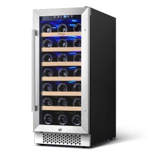 15-Inch Wine Cooler for 33 Bottles