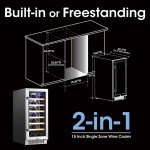 15-Inch Wine Cooler for 33 Bottles