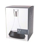 Viski Harrison Premium Chrome Wine Decanter Set