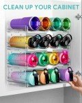 4-Tier Stackable Water Bottle Organizer for Wine
