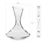 Krosno Handmade Wine Decanter - 25.4 oz