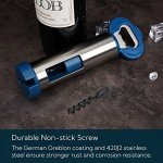 3-in-1 Wine Bottle Opener with Corkscrew & Cutter