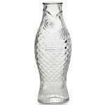 Elegant Clear Glass Water Pitcher by Paola Navone