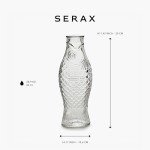 Elegant Clear Glass Water Pitcher by Paola Navone