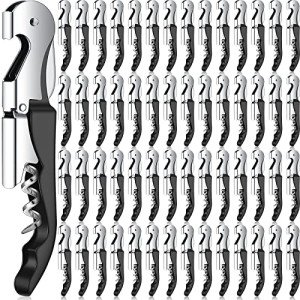 Double Hinged Waiter's Corkscrew Wine Opener - 100 Pack