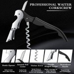 Double Hinged Waiter's Corkscrew Wine Opener - 100 Pack