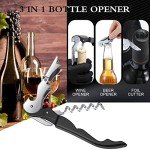 Double Hinged Waiter's Corkscrew Wine Opener - 100 Pack