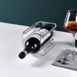 4-Pack Stackable Wine Rack for Space Saving