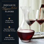 Hand Blown Crystal Wine Decanter, 50 oz