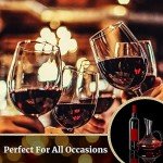 Chef's Star Wine Decanter Set with 4 Glasses