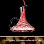 Chef's Star Wine Decanter Set with 4 Glasses