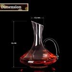 Chef's Star Wine Decanter Set with 4 Glasses