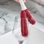 Wine Enthusiast 5-Piece Glassware Cleaning Brush Set