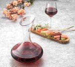 JoyJolt Lancia Elegant Crystal Wine Decanter 1200ml
