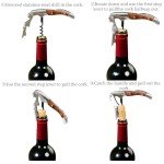 Sumnhay Waiters Corkscrew Wine Opener with Foil Cutter