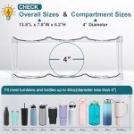 Stackable Wine Bottle Organizer for Tumblers