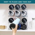 Stackable Wine Bottle Organizer for Tumblers