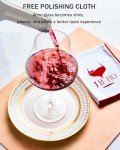 Elegant Wine Decanter Set with Glasses & Beads