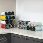 Stackable Wine Bottle Organizer for Tumblers
