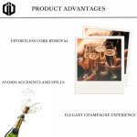 Portable Zinc Alloy Champagne Opener Tool