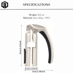 Portable Zinc Alloy Champagne Opener Tool