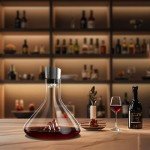 Crystal Clear Wine Decanter with Aerator