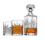 Lefonte Whiskey Decanter Set with Glasses