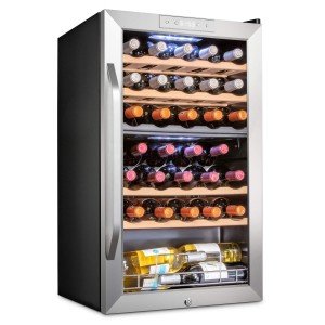 Ivation Dual Zone Wine Fridge - 33 Bottles