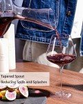 Elegant Wine Decanter Set with Glasses & Beads